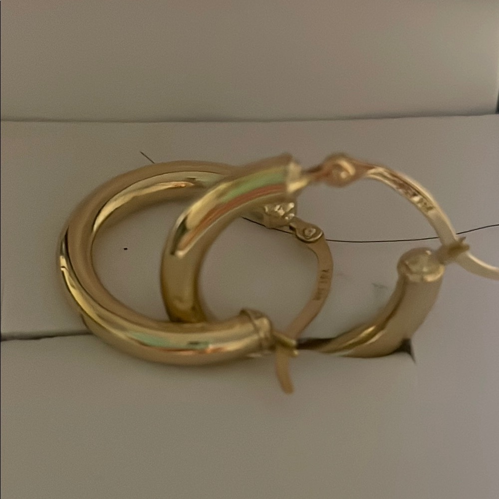 10K Gold Hoop Earrings